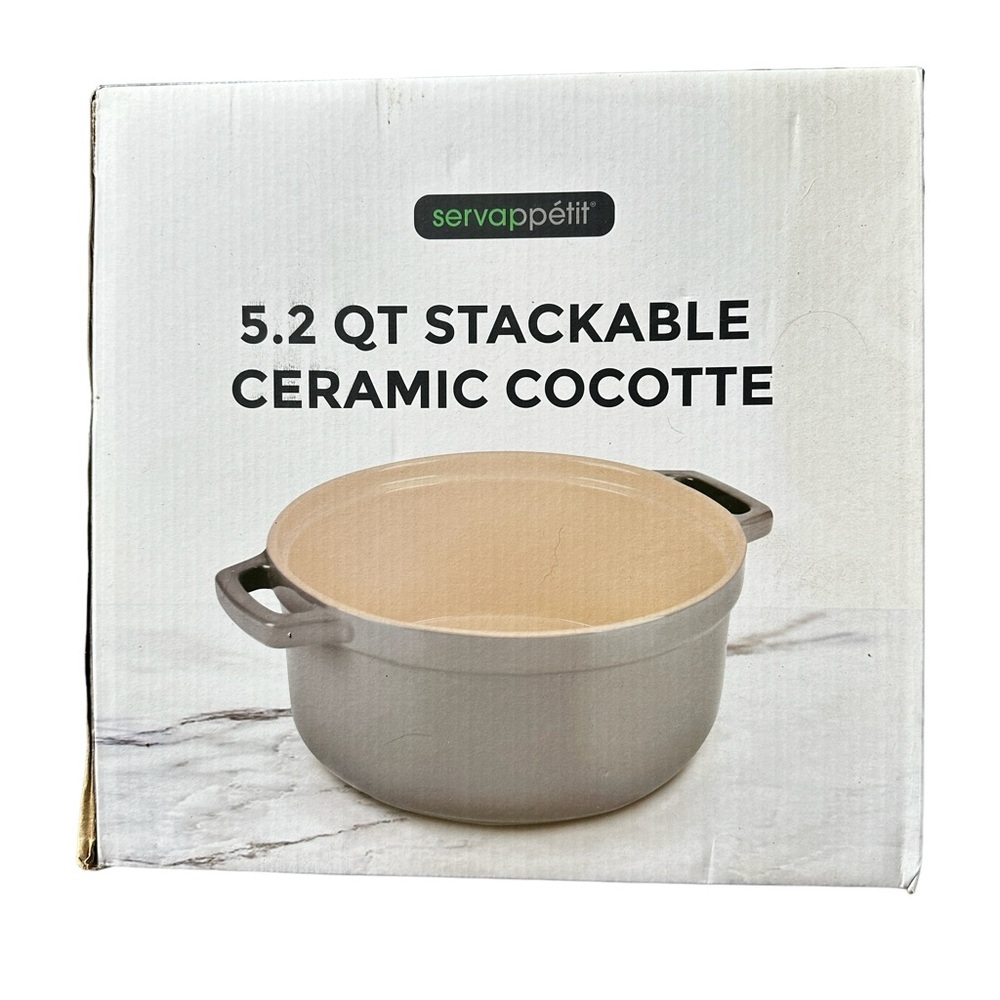 Servappetit 5.2 Qt Ceramic Cocotte NIB